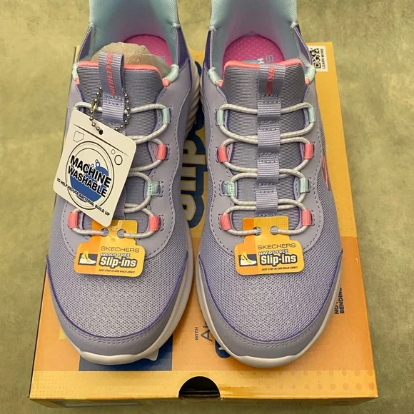 Skechers Girl's Bounder-Simple Cute Sneaker - Picture 8 of 9